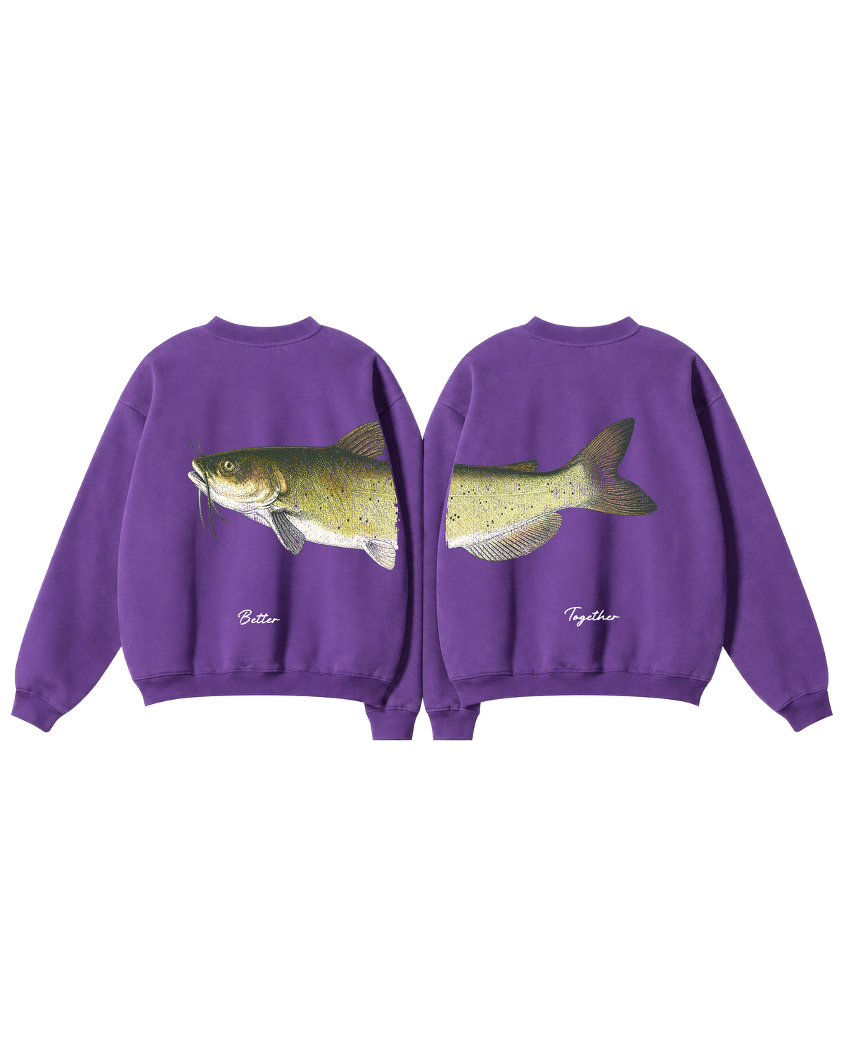 Better Together Channel Catfish Couple Unisex Crewneck Set