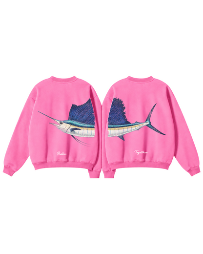 Better Together Sailfish Couple Unisex Crewneck Set
