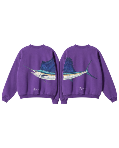 Better Together Sailfish Couple Unisex Crewneck Set