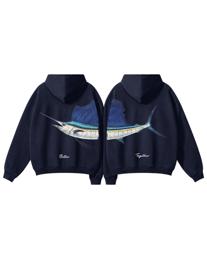 Better Together Sailfish Couple Hoodie Set