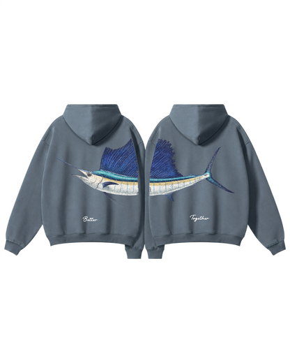 Better Together Sailfish Couple Hoodie Set