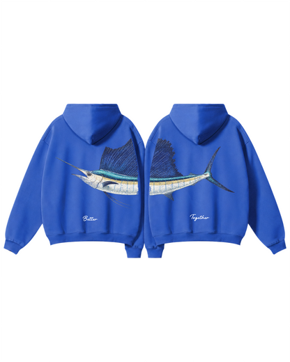 Better Together Sailfish Couple Hoodie Set