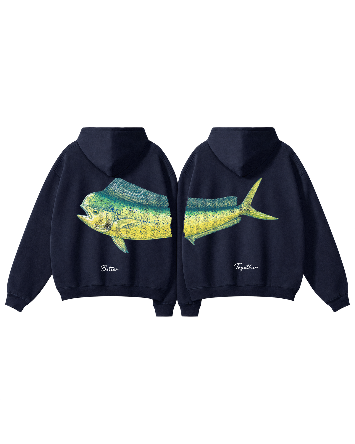 Better Together Mahi Mahi Couple Unisex Hoodie Set