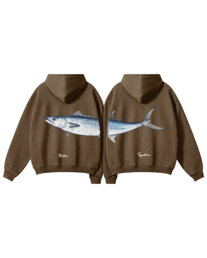 Better Together King Mackerel Couple Unisex Hoodie Set