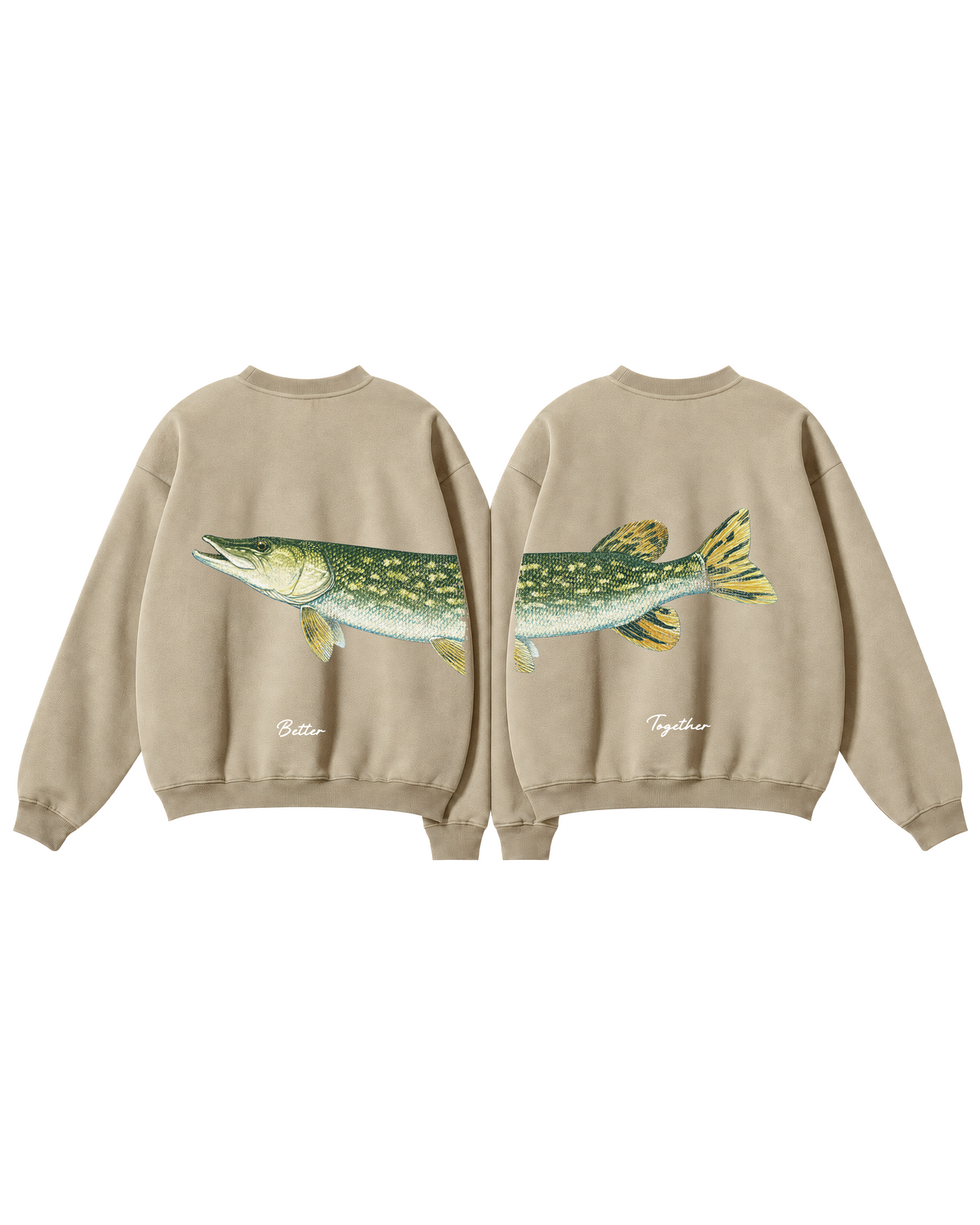 Better Together Northern Pike Couple Crewneck Set