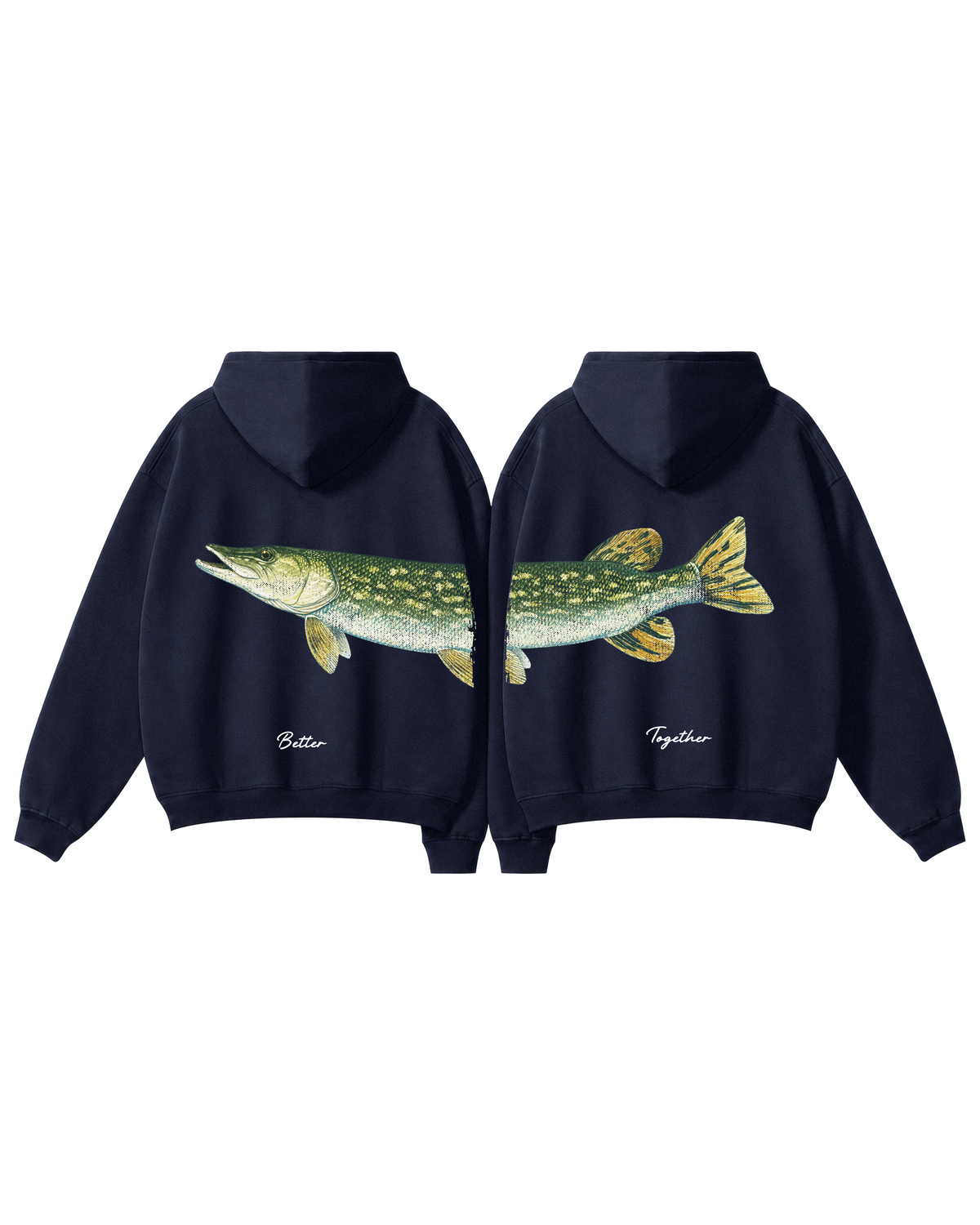Better Together Northern Pike Couple Hoodie Set