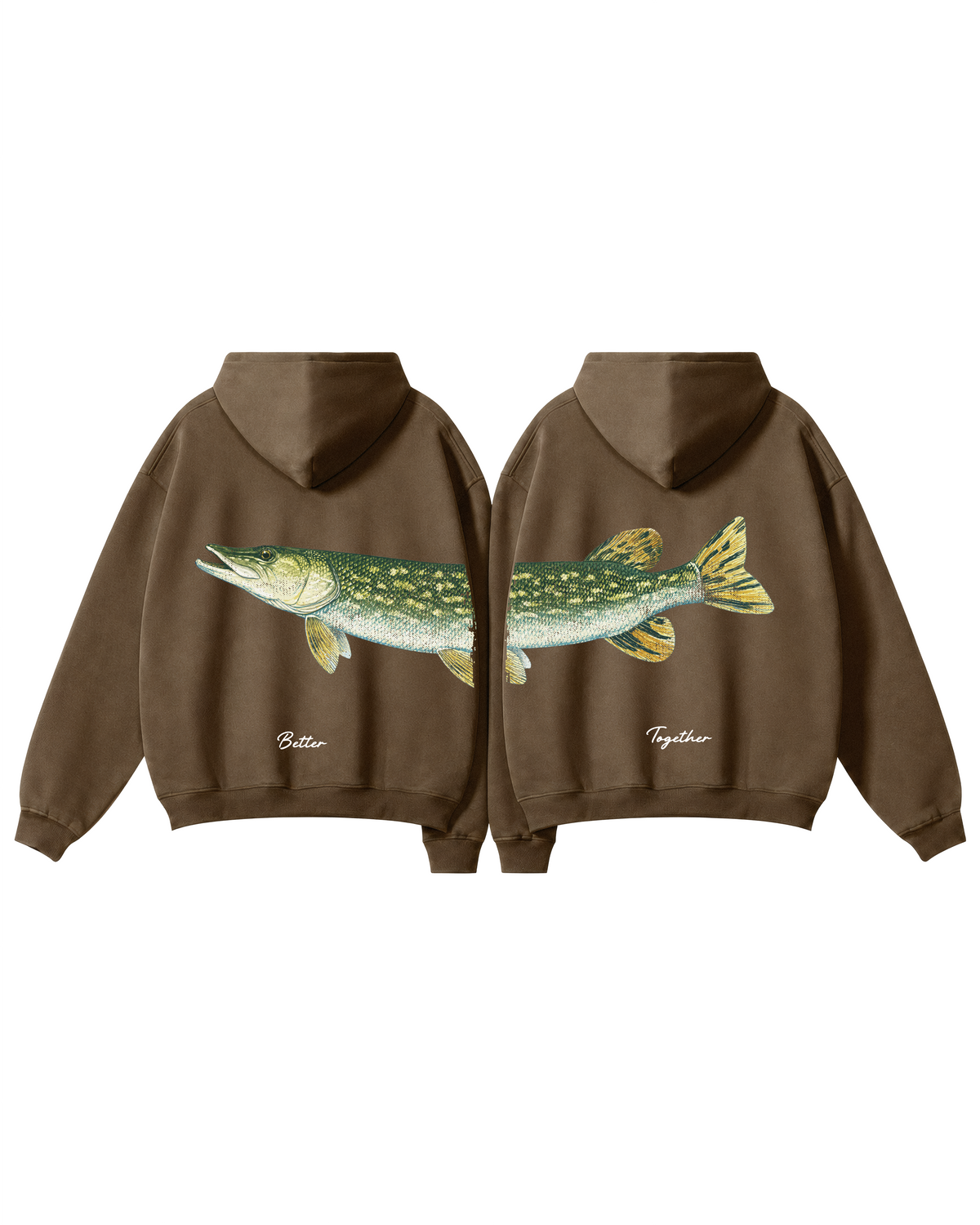 Better Together Northern Pike Couple Hoodie Set