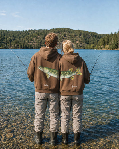 Better Together Northern Pike Couple Hoodie Set