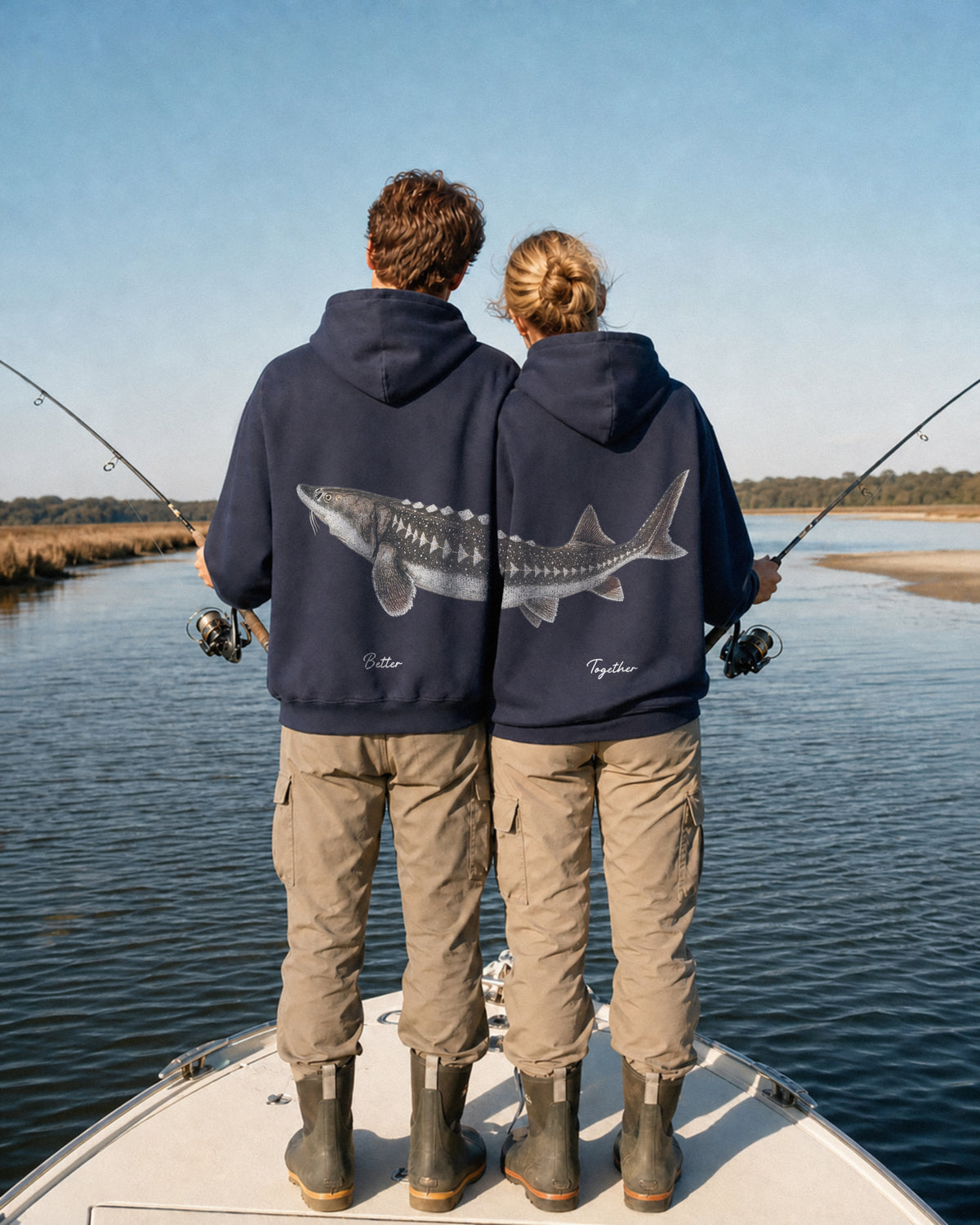 Better Together Sturgeon Couple Hoodie Set