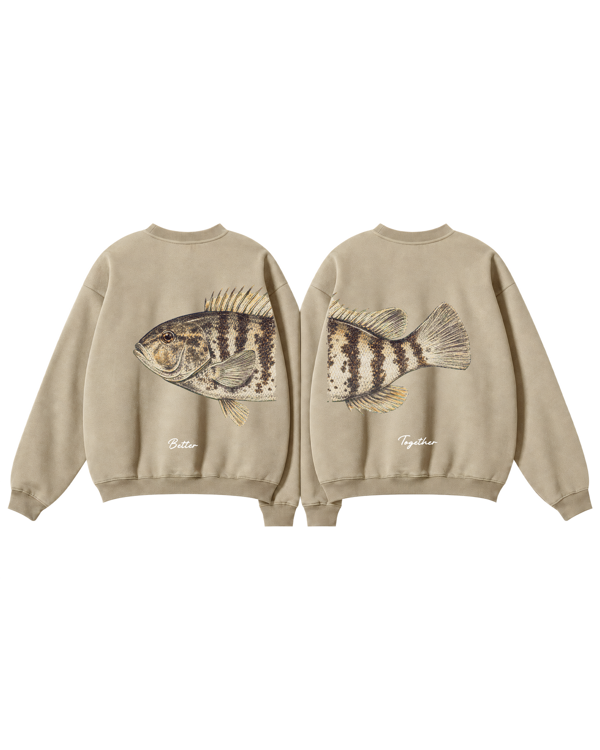 Better Together Tautog Couple Crewneck Set
