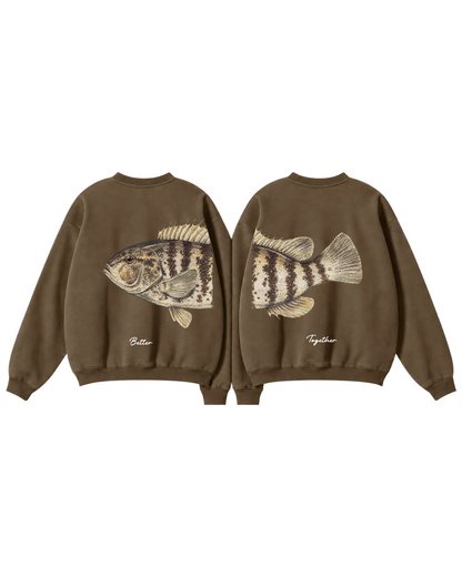 Better Together Tautog Couple Crewneck Set