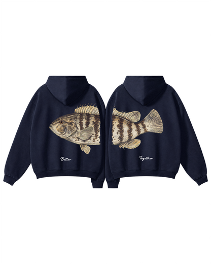 Better Together Tautog Couple Unisex Hoodie Set