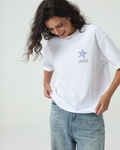 Seashell Cross Tee