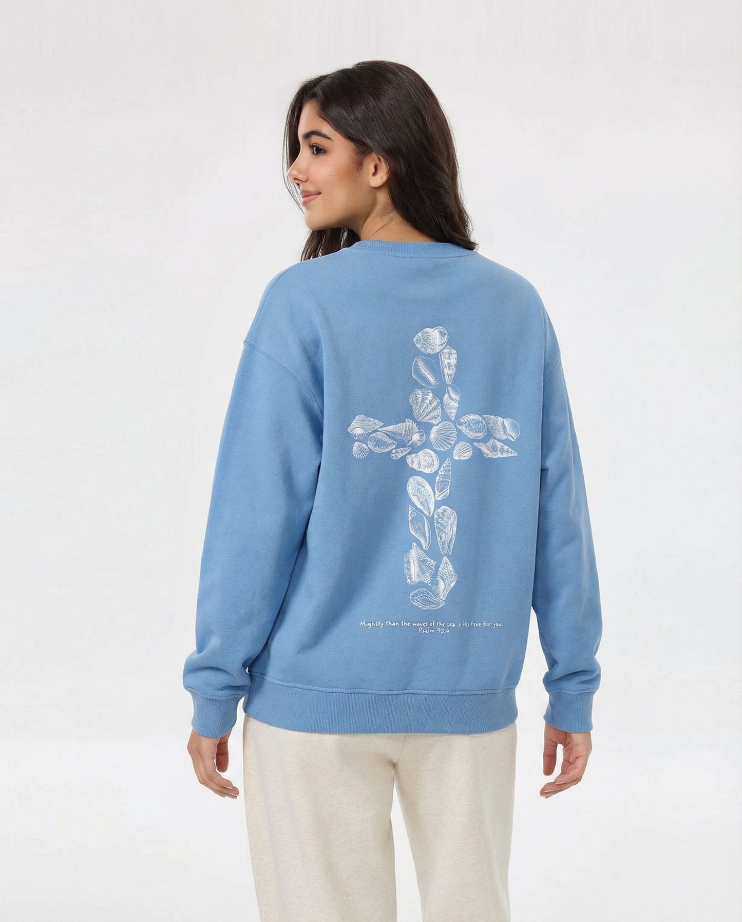 His Love Cross Crewneck