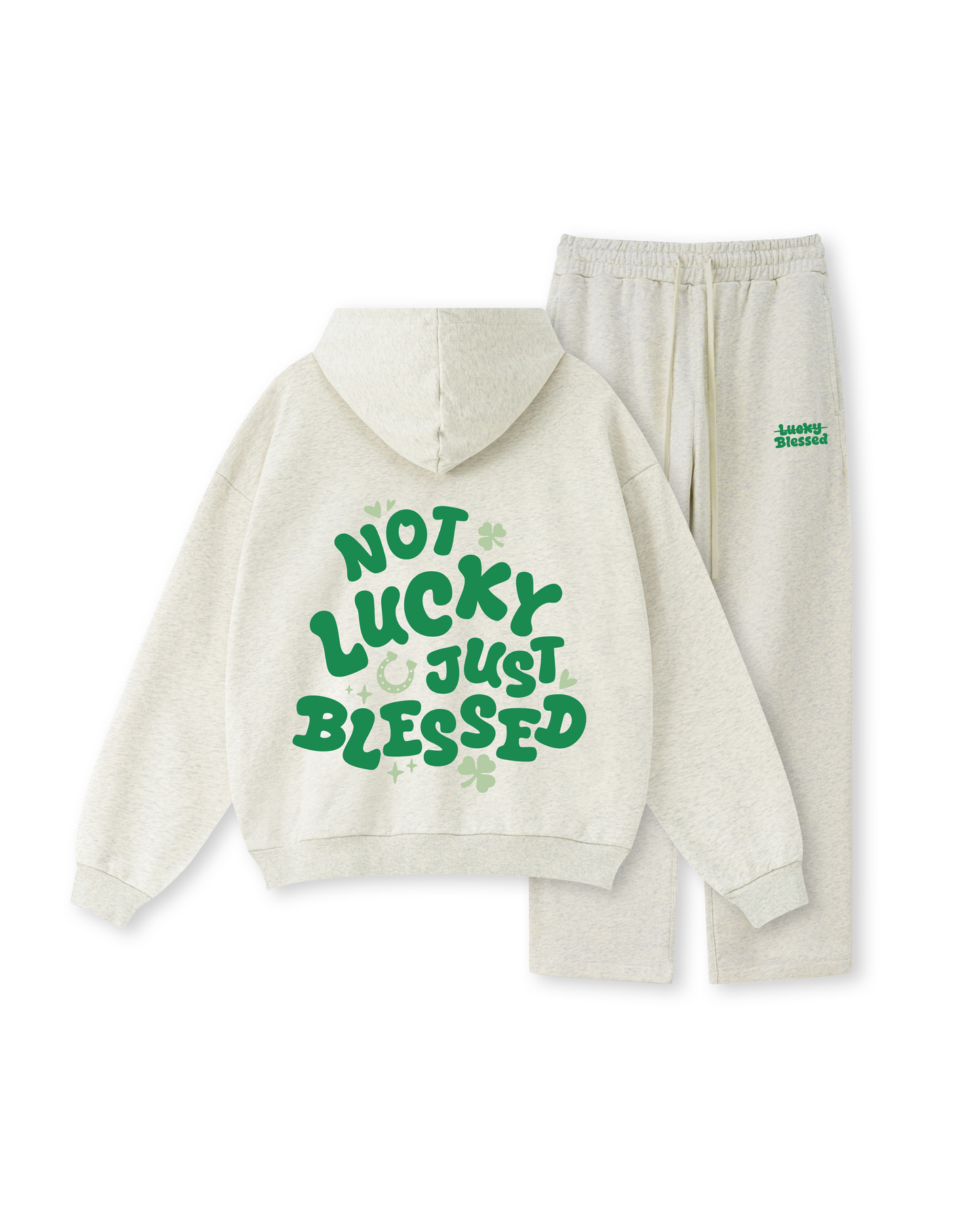 Not Lucky , Just Blessed Hoodie