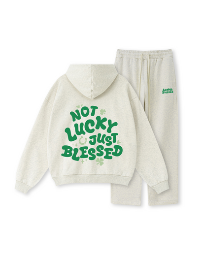 Not Lucky , Just Blessed Hoodie