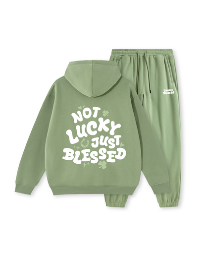 Not Lucky , Just Blessed Hoodie