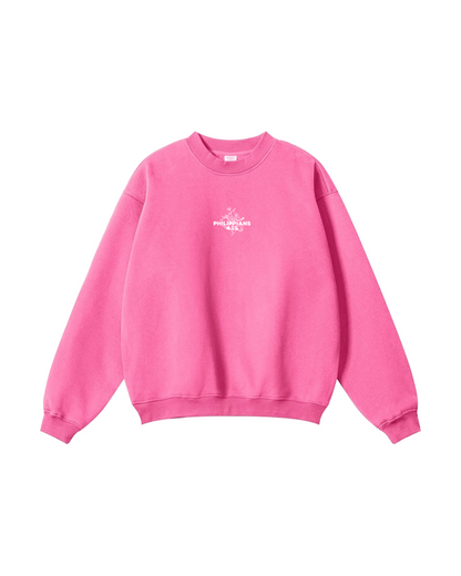 Philippians 4:13 Floral Cross Crewneck