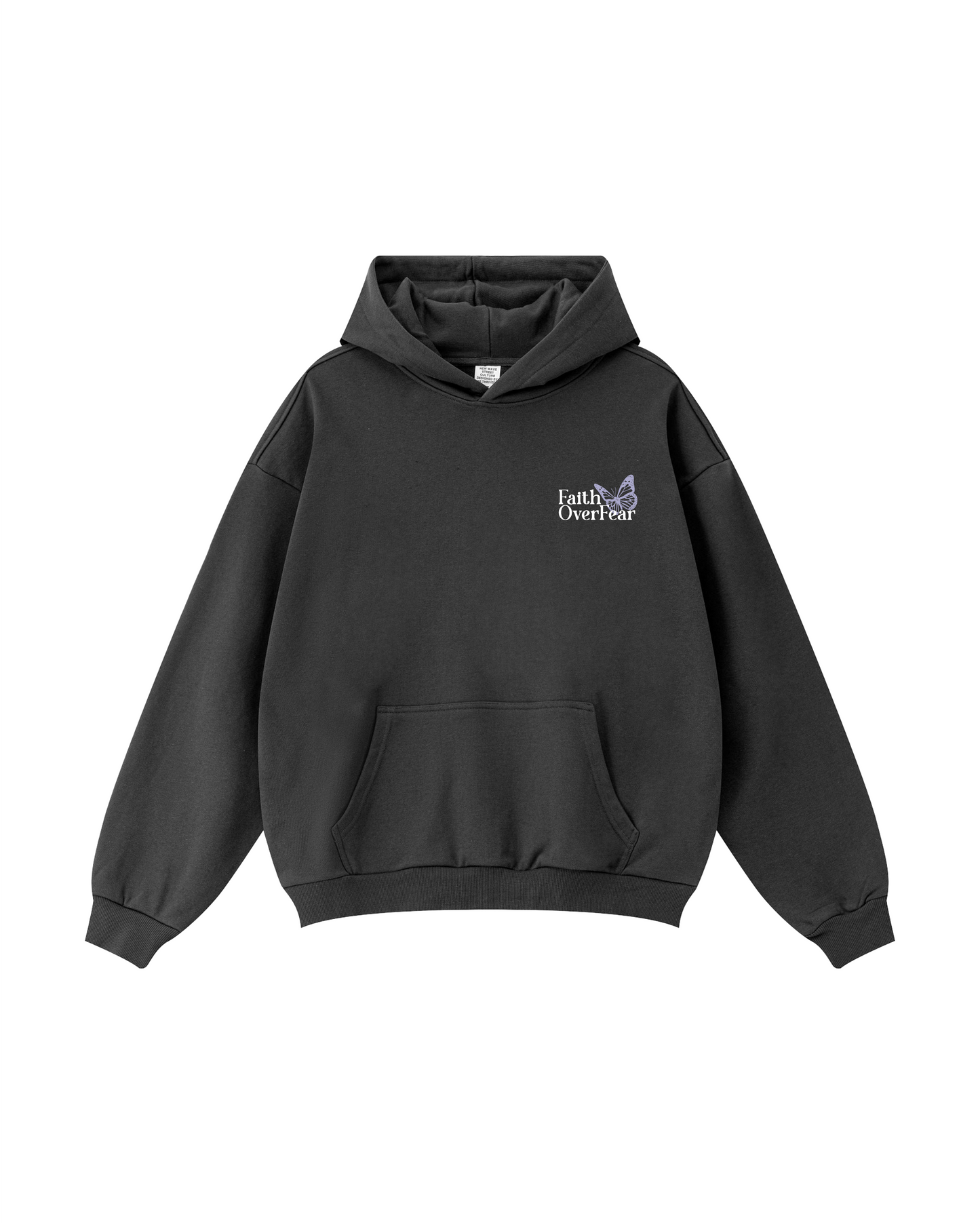 Faith Over Fear Floral Hoodie — Psalm 118:6