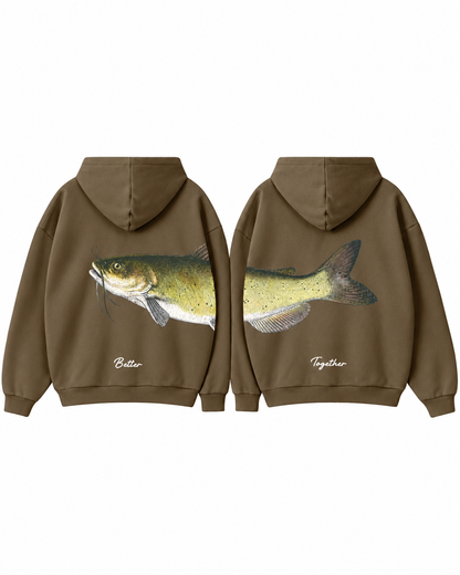 Better Together Channel Catfish Couple Hoodie Set