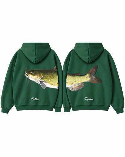 Better Together Channel Catfish Couple Hoodie Set