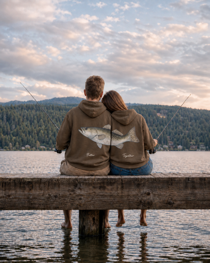 Better Together Speckled Trout Couple Hoodie Set