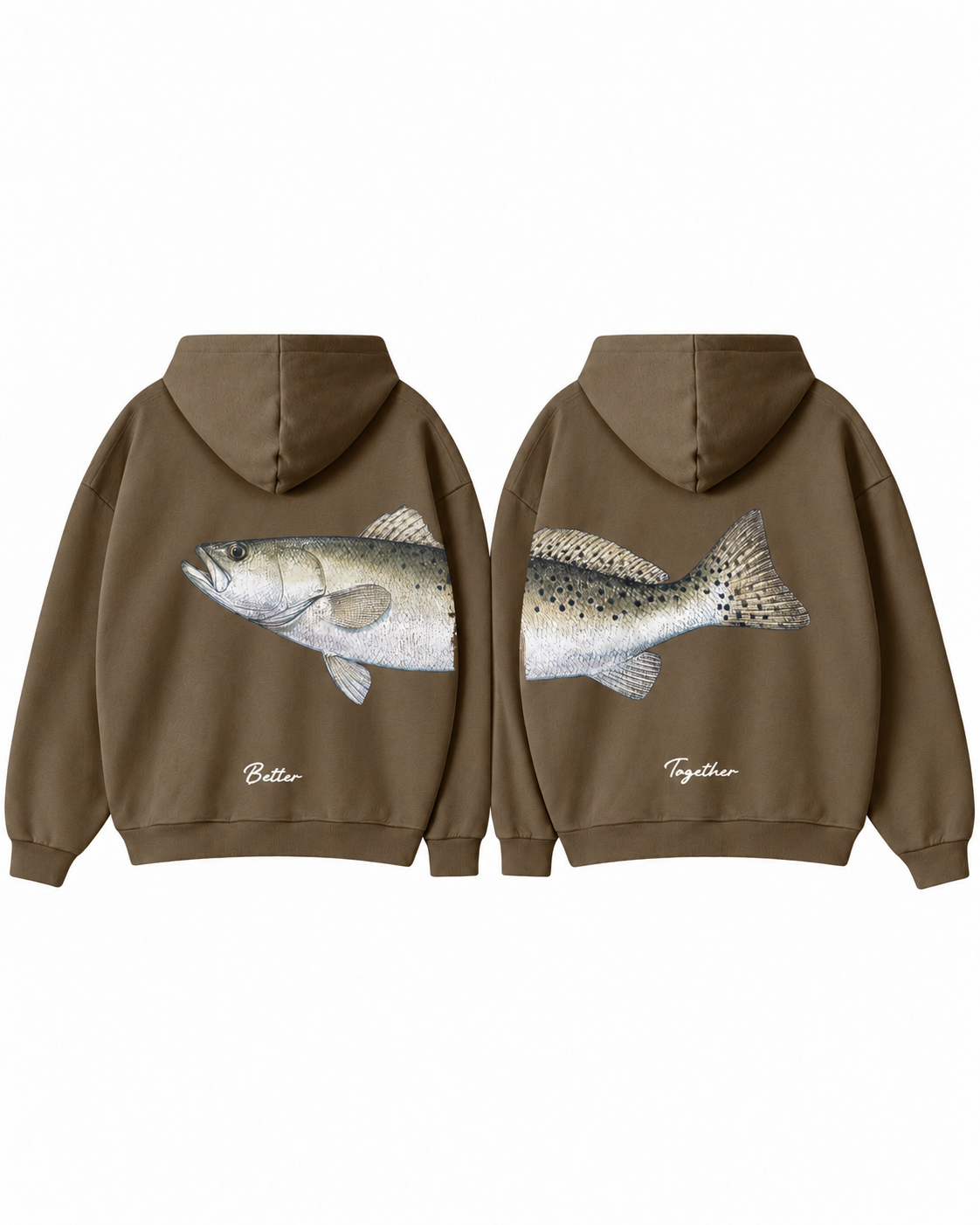 Better Together Speckled Trout Couple Hoodie Set