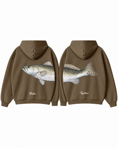 Better Together Speckled Trout Couple Hoodie Set
