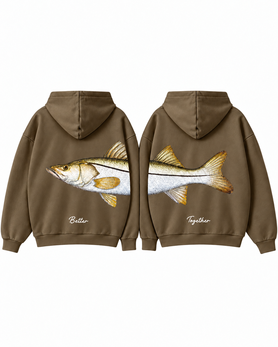 Better Together Snook Couple Hoodie Set
