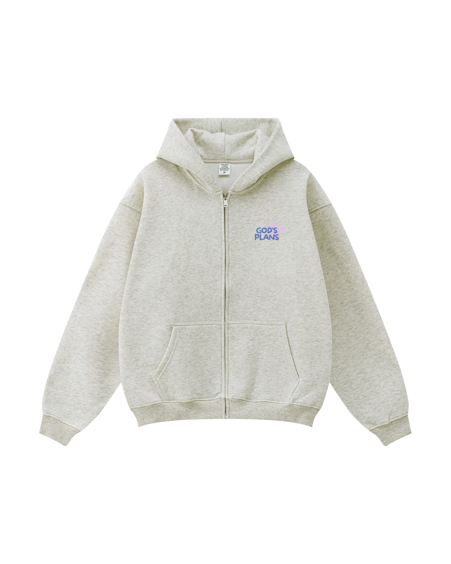 God's Plans for You Seashell Zip-Up Hoodie