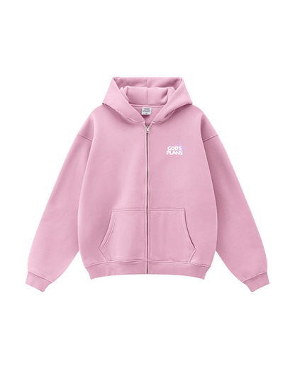 God's Plans for You Seashell Zip-Up Hoodie