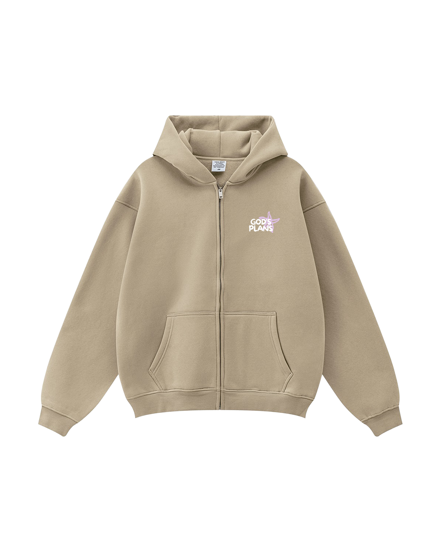 God's Plans for You Seashell Zip-Up Hoodie