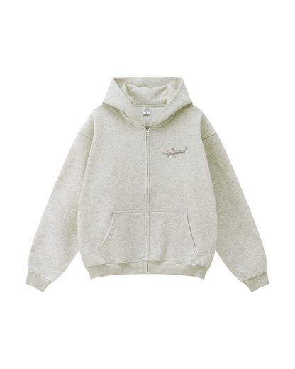 Sharks of the Deep Zip-Up Hoodie