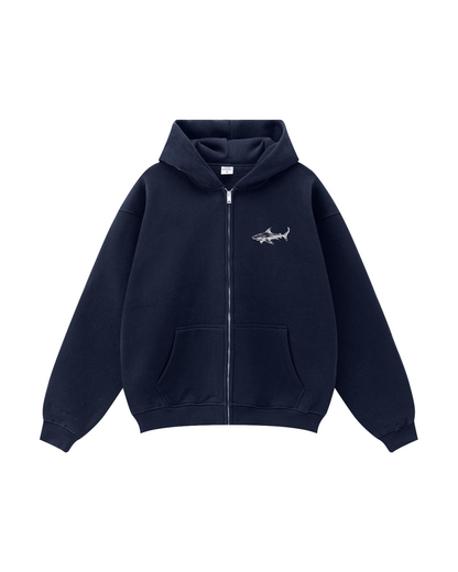 Sharks of the Deep Zip-Up Hoodie