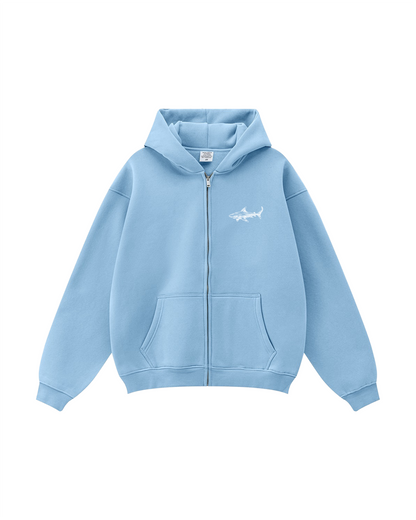 Sharks of the Deep Zip-Up Hoodie