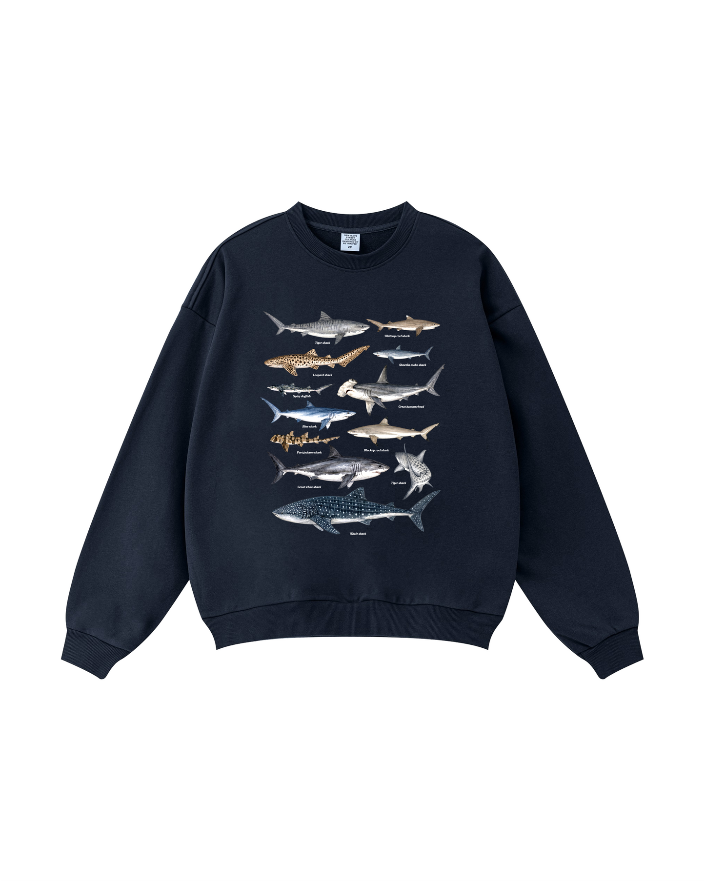 Shark Species Crewneck