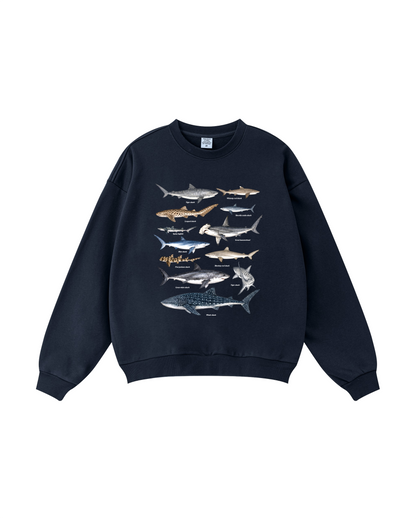 Shark Species Crewneck