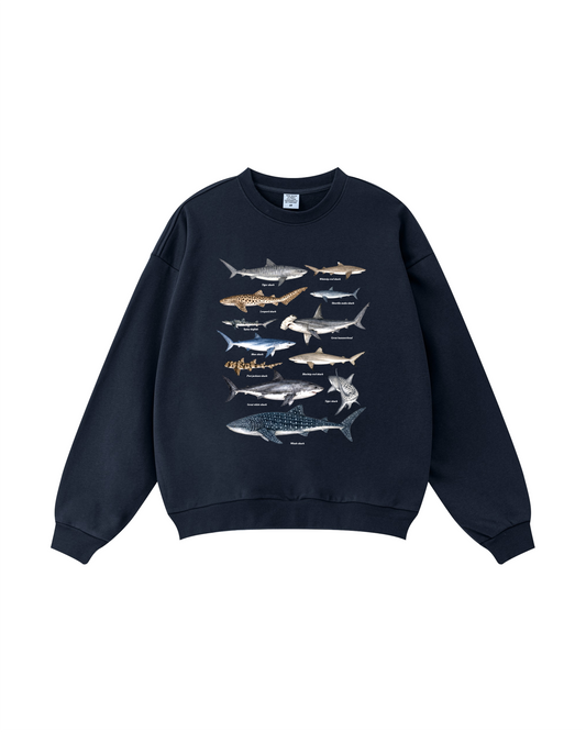 Shark Species Crewneck