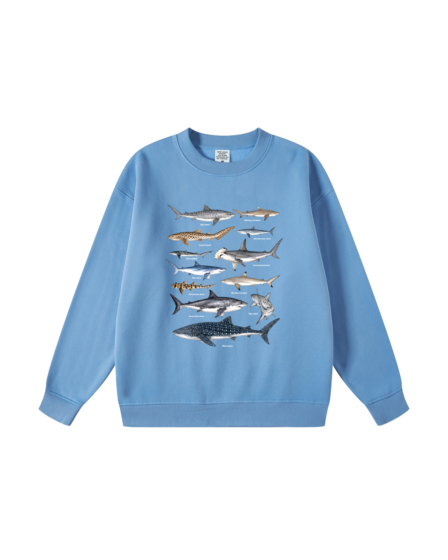 Shark Species Crewneck