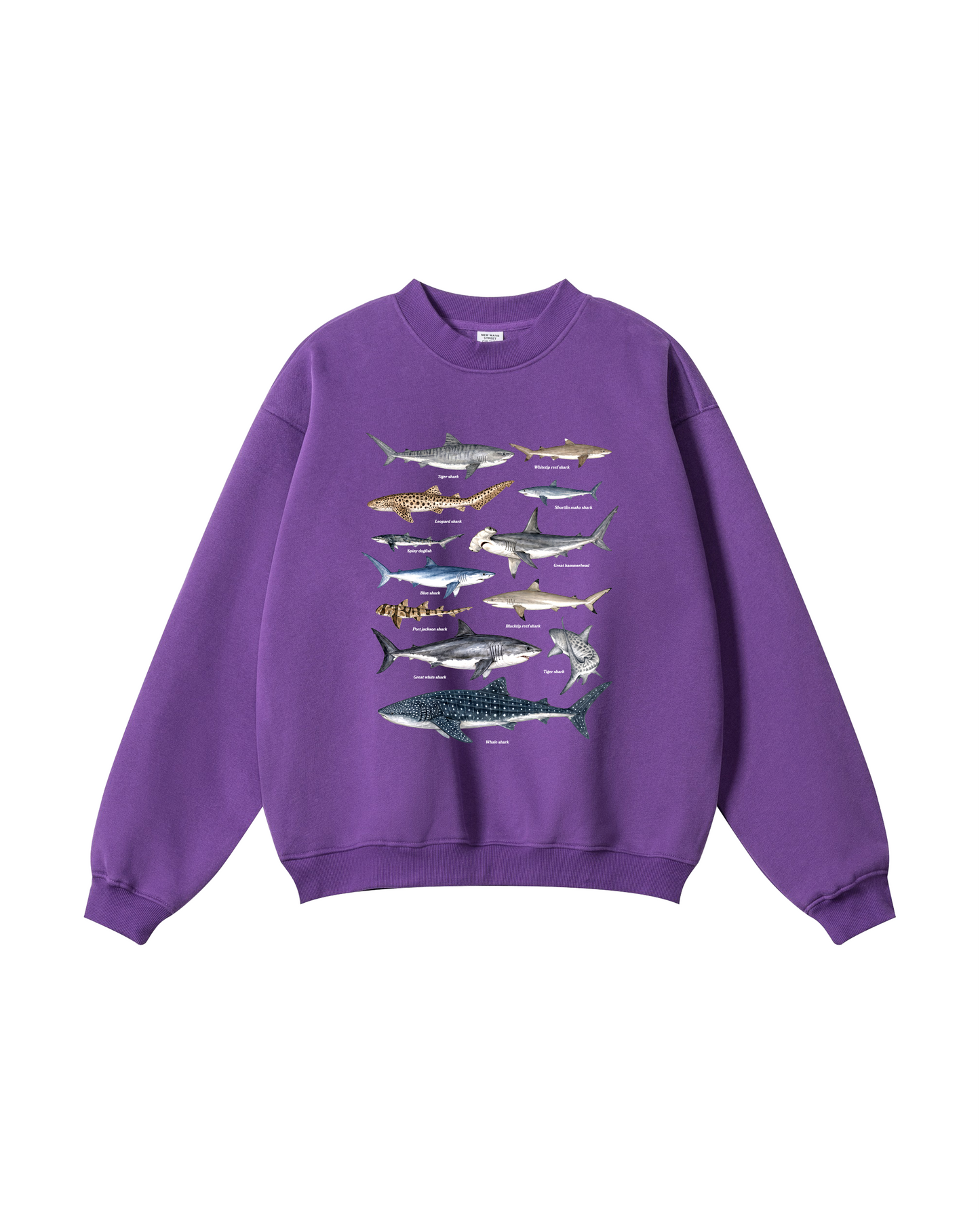 Shark Species Crewneck