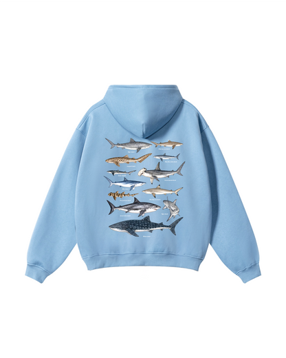 Sharks of the Deep Hoodie