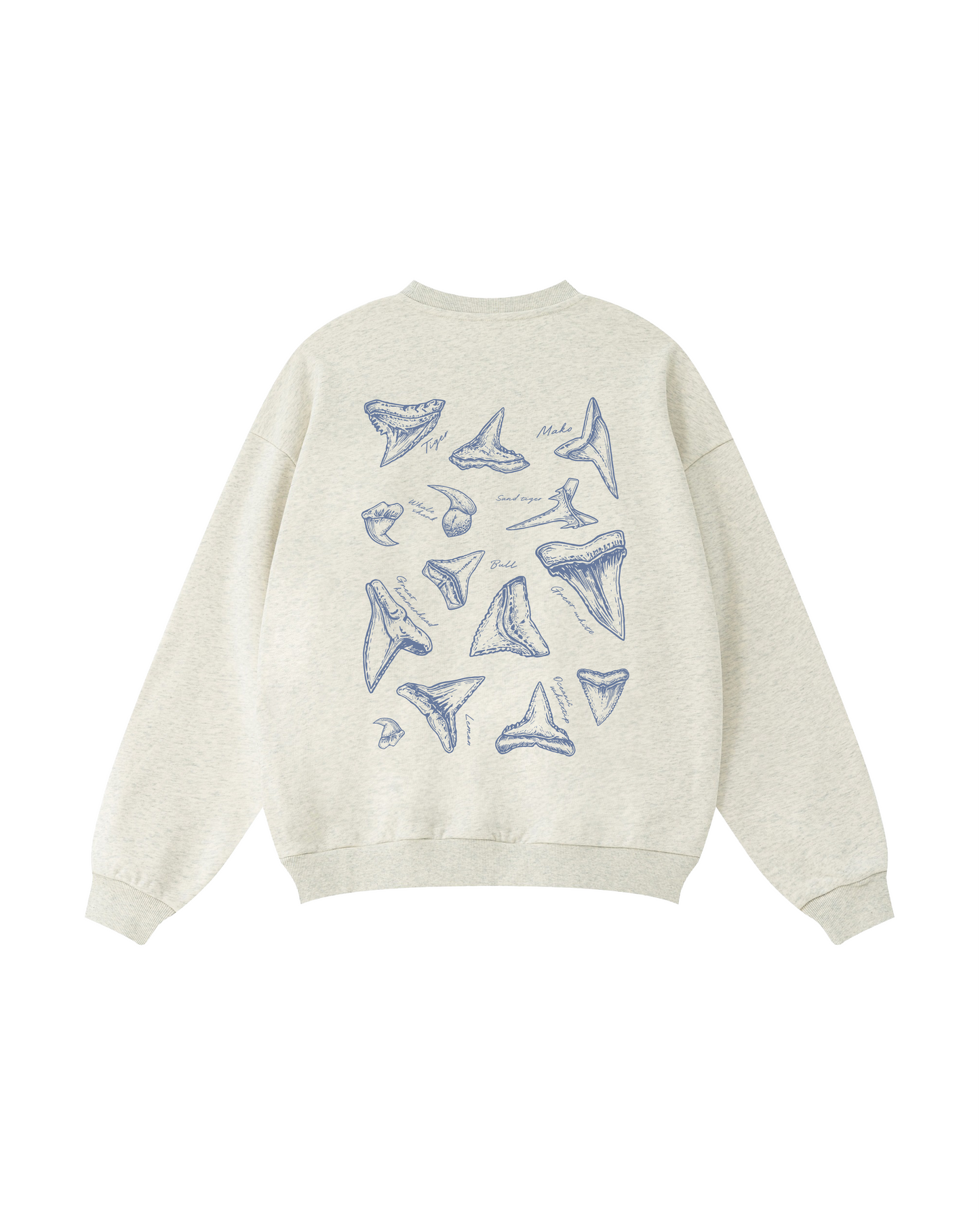 Shark Tooth Sketch Crewneck