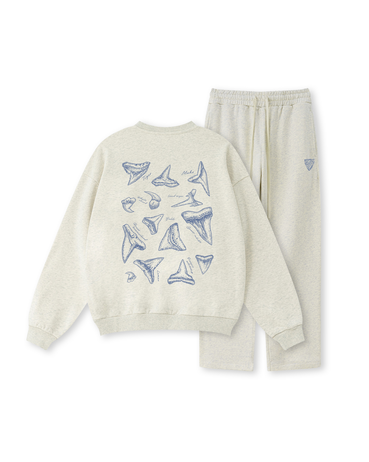 Shark Tooth Sketch Crewneck