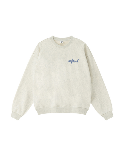 Shark Tooth Sketch Crewneck