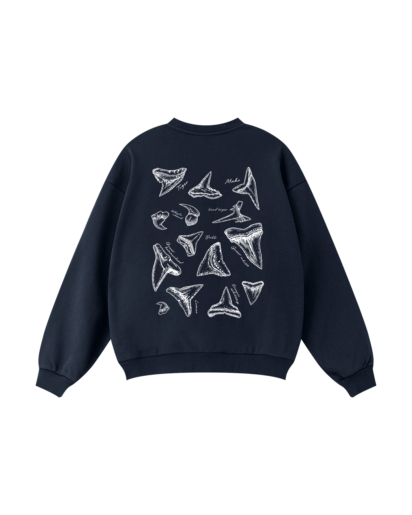 Shark Tooth Sketch Crewneck