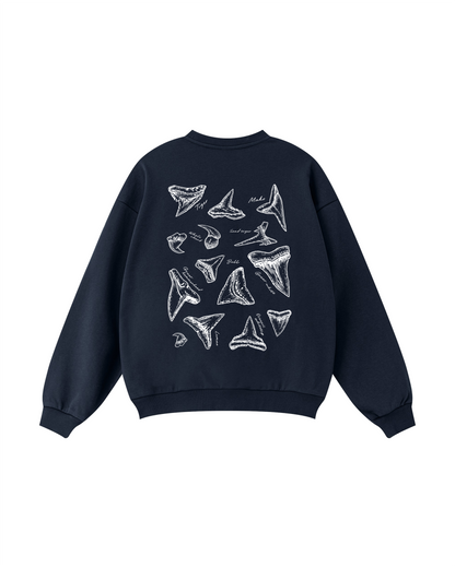 Shark Tooth Sketch Crewneck