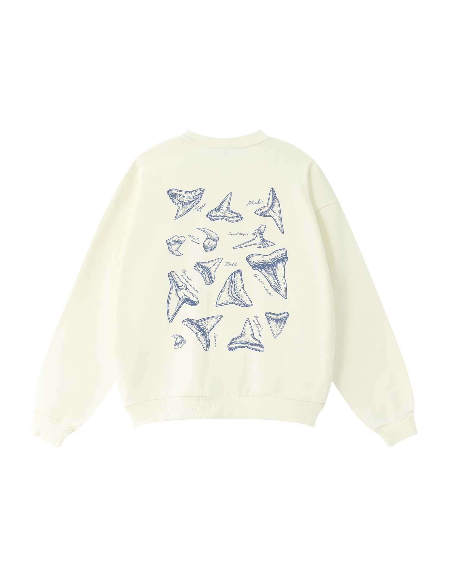 Shark Tooth Sketch Crewneck