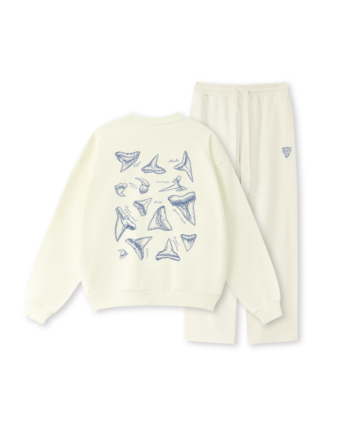Shark Tooth Sketch Crewneck