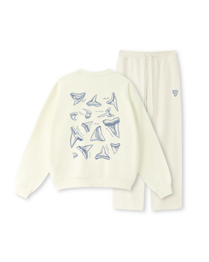 Shark Tooth Sketch Crewneck