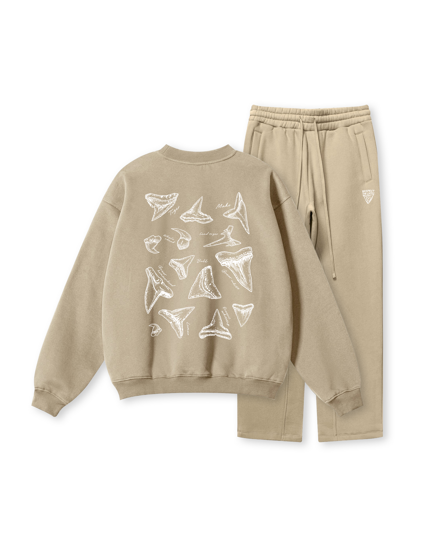 Shark Tooth Sketch Crewneck